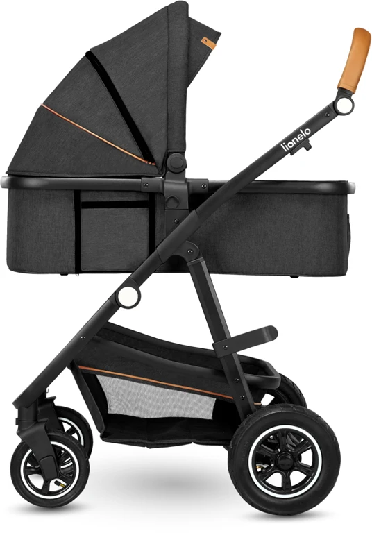 Дитячий візочок 2 в 1 Lionelo Amber Grey Graphite